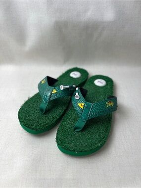 Masters Inspired Golf Grass Flip Flops Reef Men’s 11